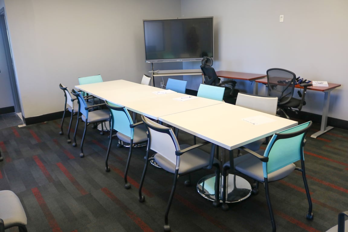 An interior shot of Monthly CoWorking Desks