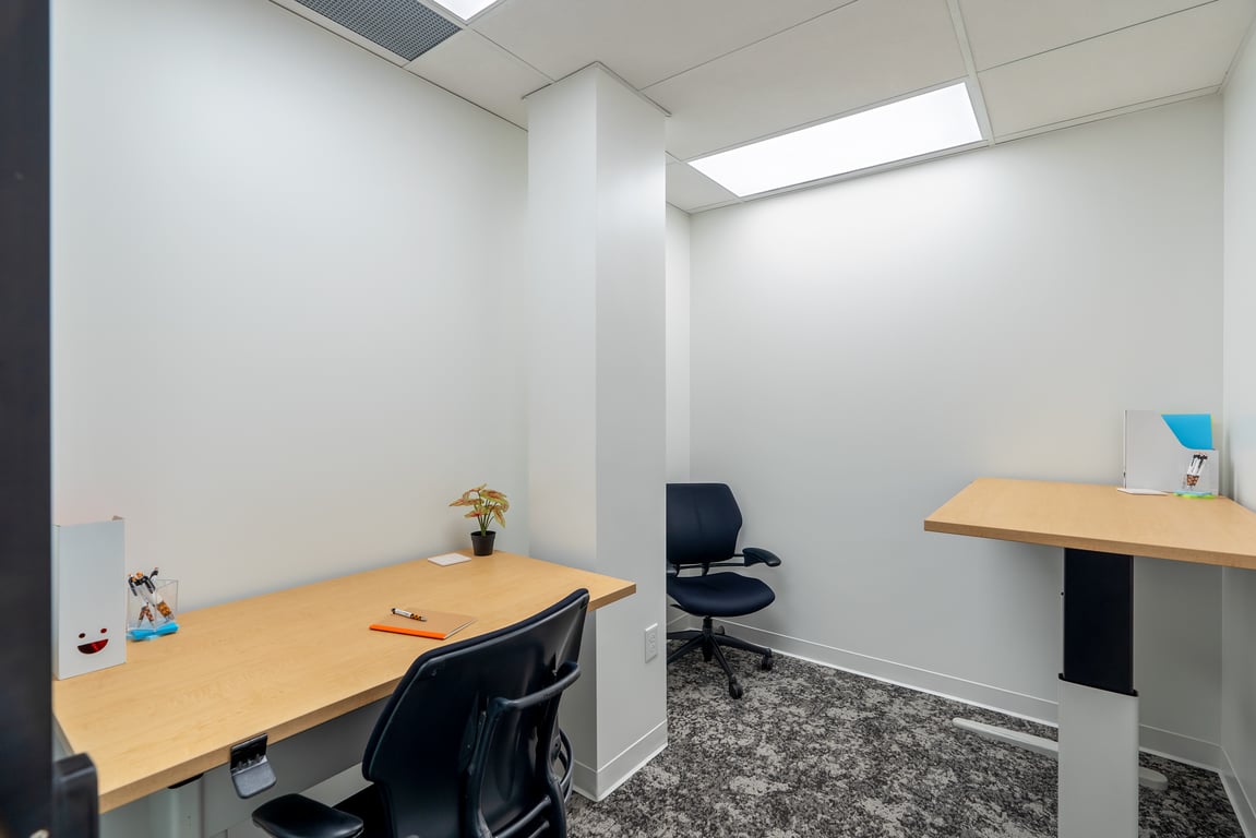 An interior shot of Two Person Day Office (A)