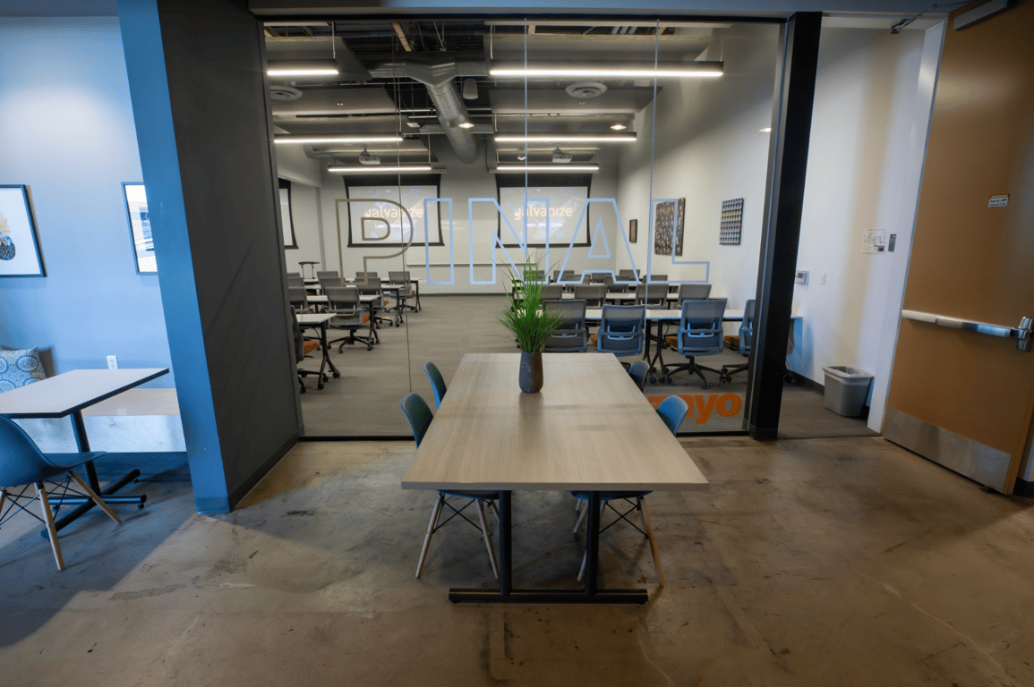 An interior shot of Pinal