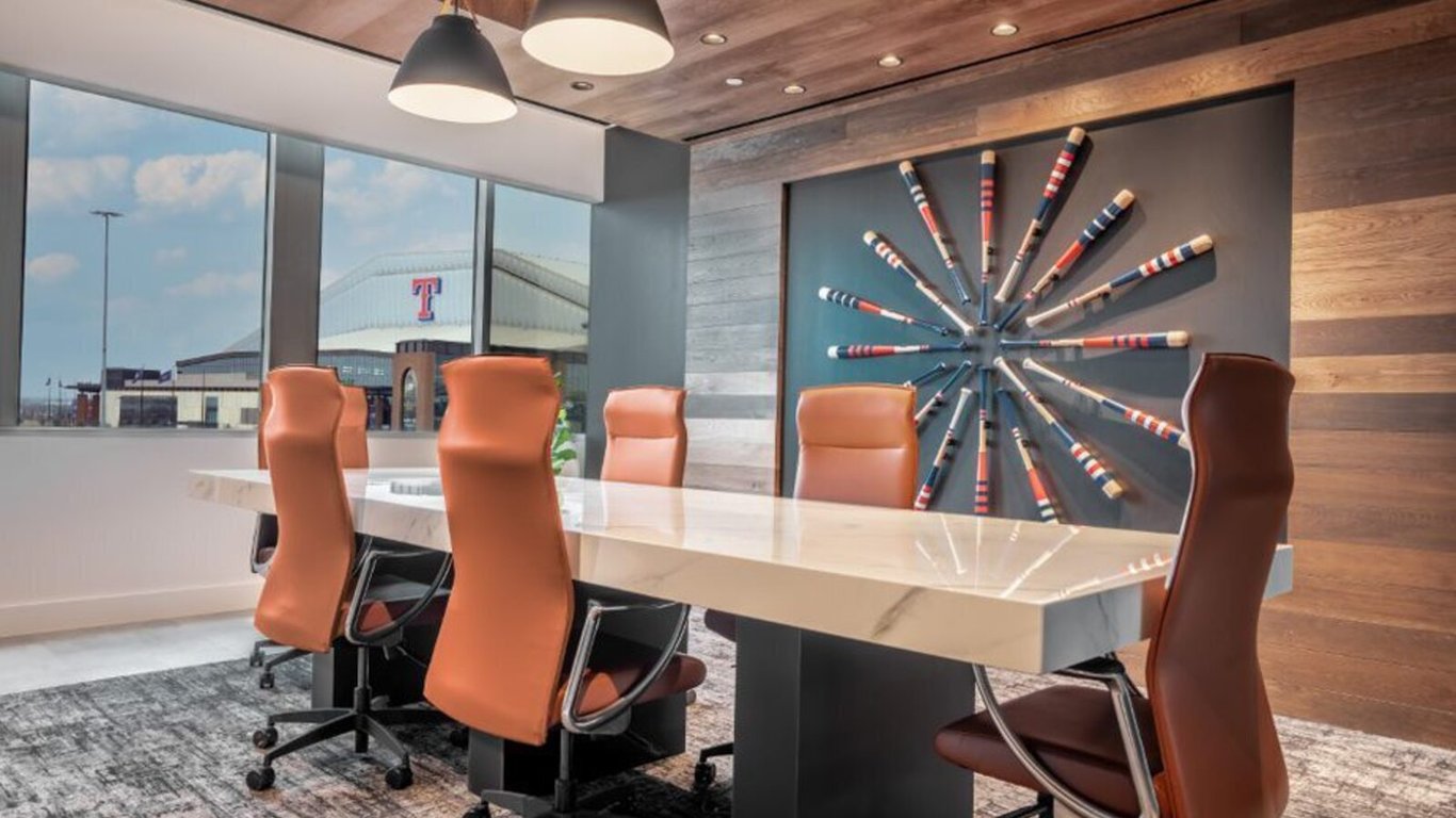 An interior shot of District Meeting Room