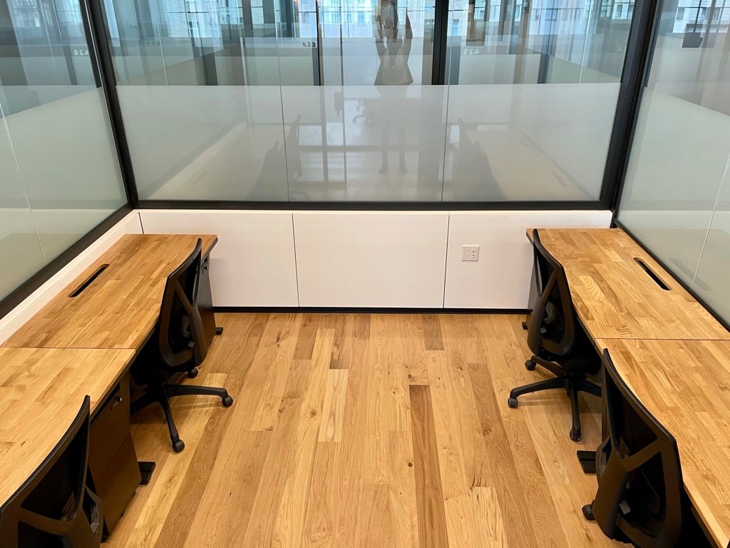 An interior shot of 4 Person Private Office