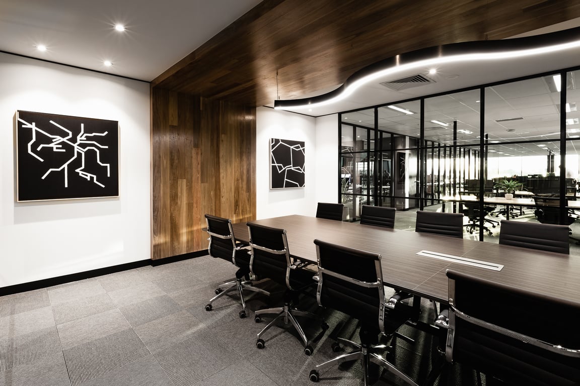 An interior shot of Boardroom