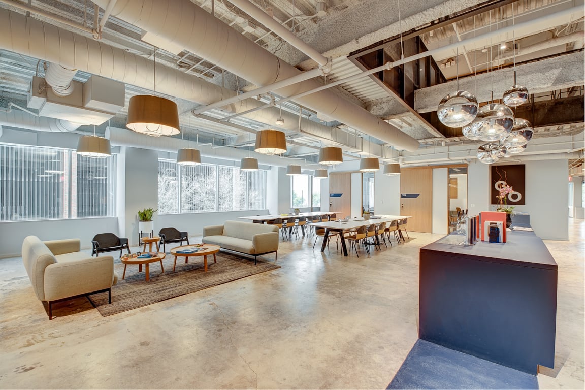An interior shot of Cue