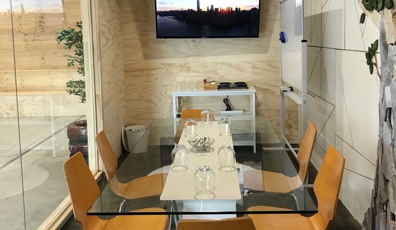 An interior shot of The Pine Tree Room