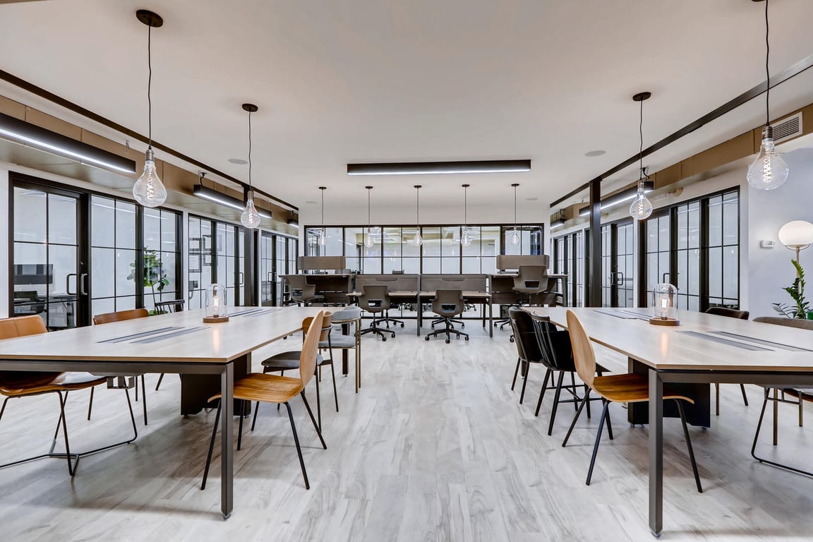 An interior shot of Park Coworking Denver