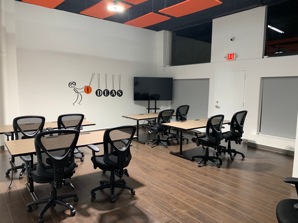 An interior shot of Flex Training Room