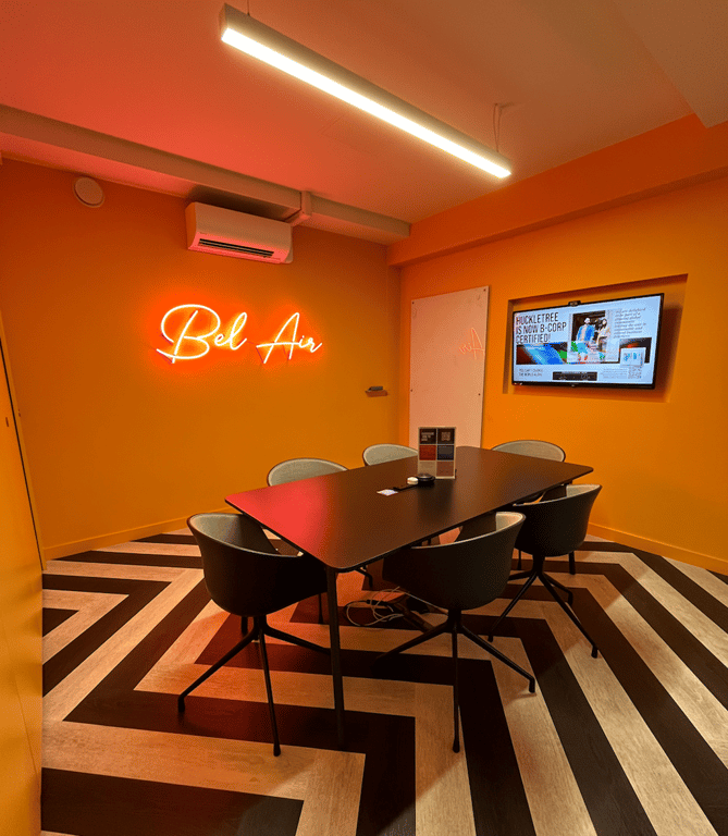 An interior shot of Bel Air