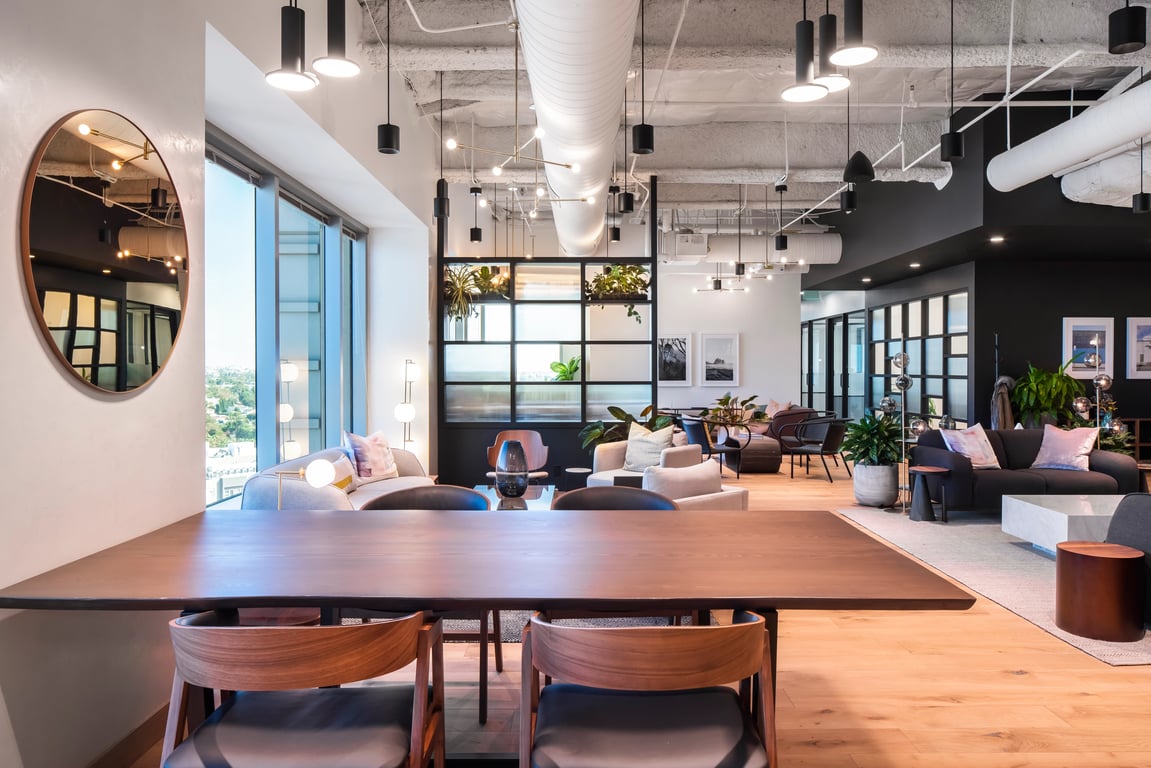 An interior shot of Industrious - Playa District