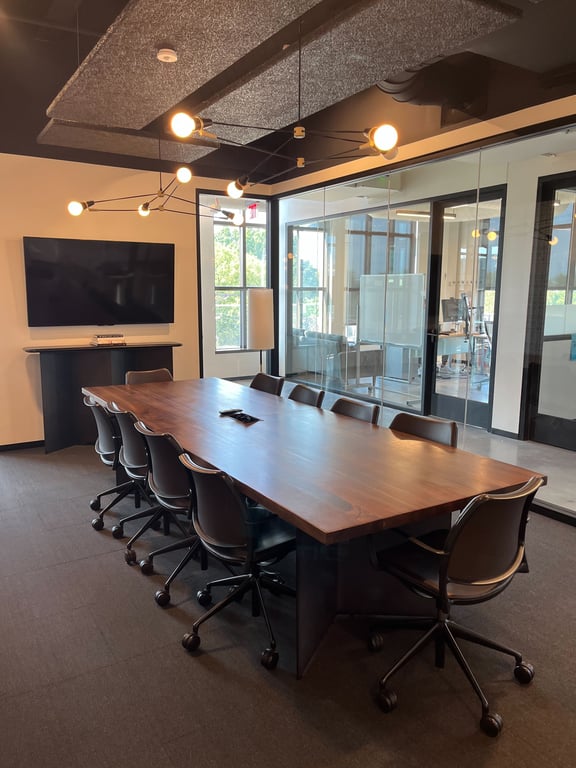 An interior shot of Wolfe Conference Room