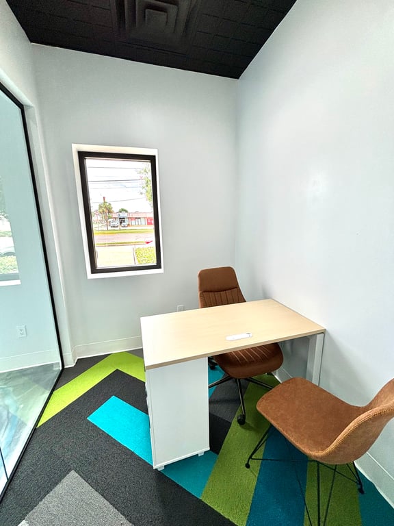 An interior shot of Private Office