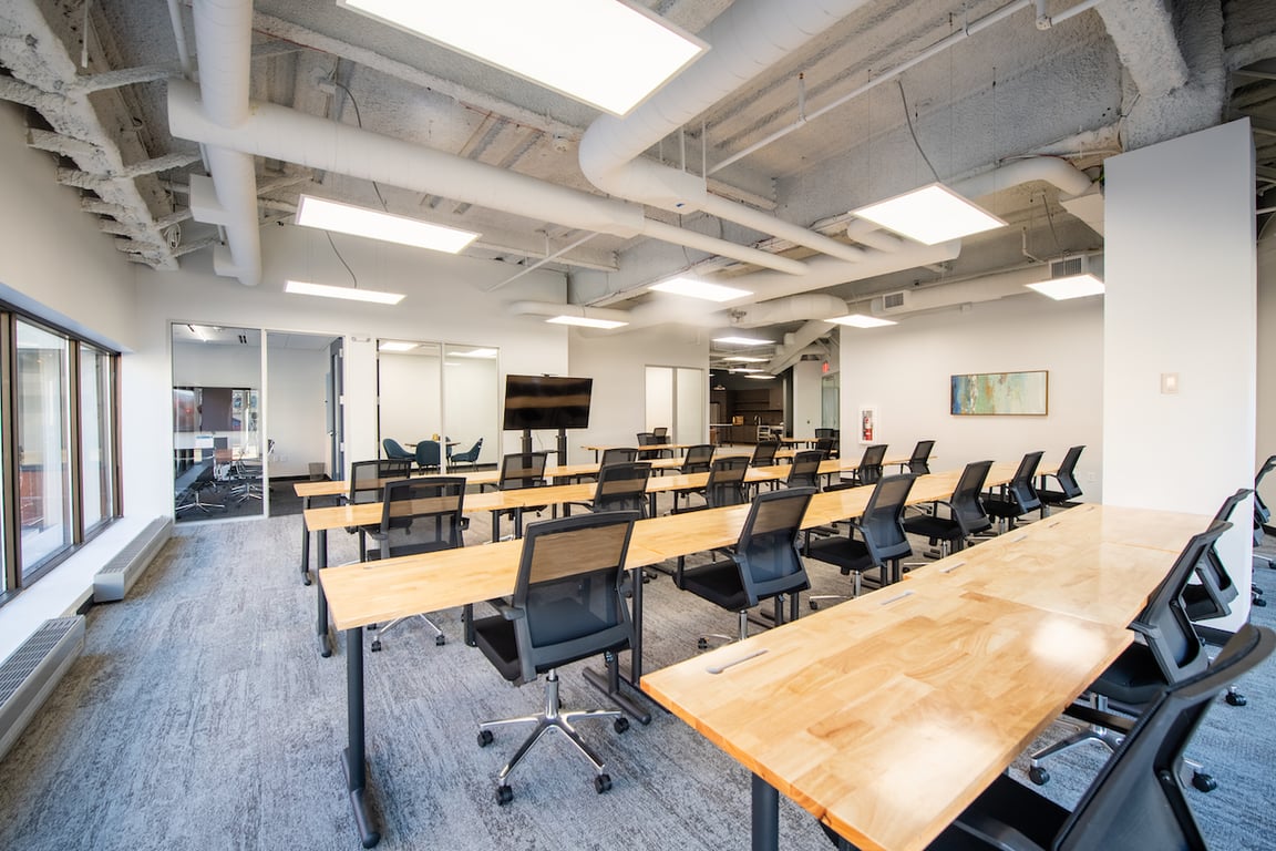 An interior shot of Training Suite