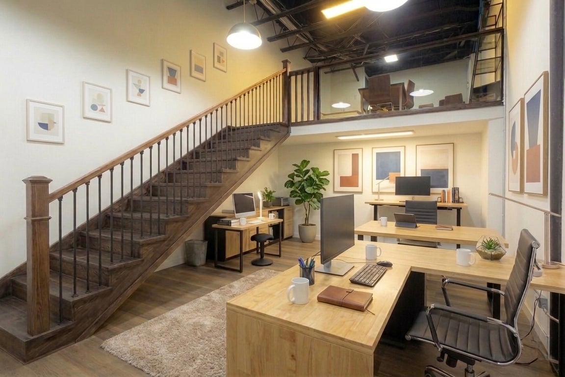 An interior shot of Suite 58 With Mezzanine