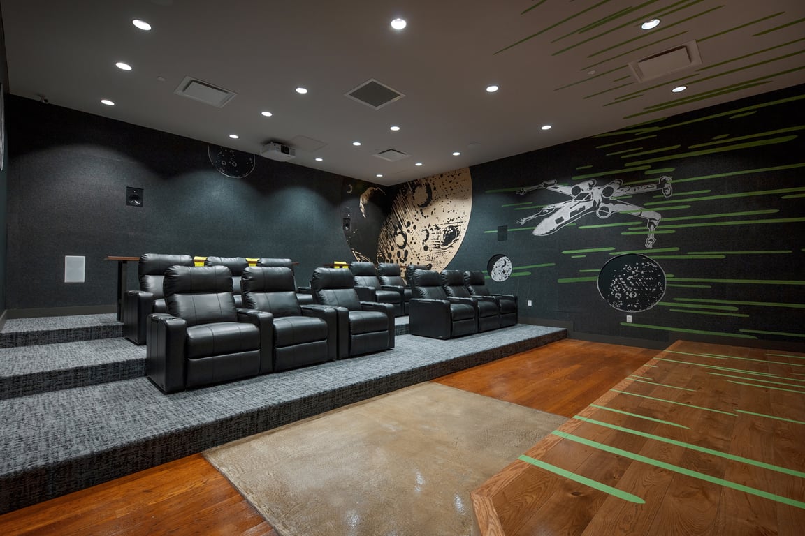 An interior shot of Theater