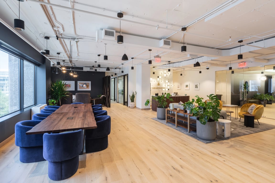 An interior shot of Industrious - Mt. Vernon Triangle