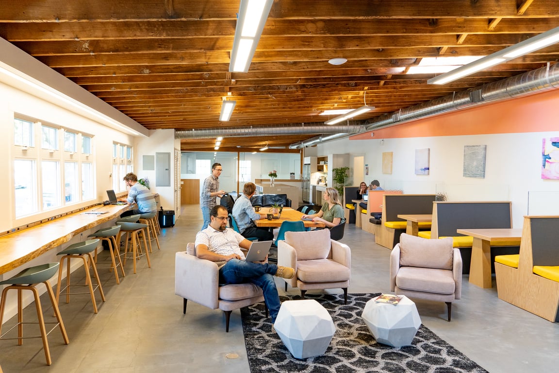 An interior shot of Workstation West Berkeley