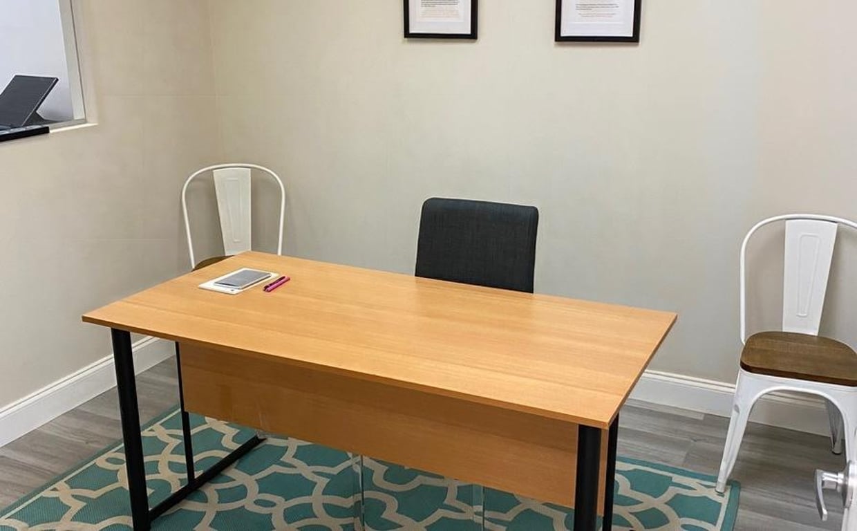 An interior shot of Office