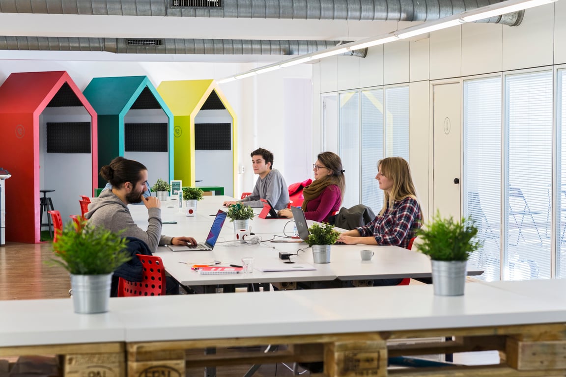 An interior shot of COWORKIDEA