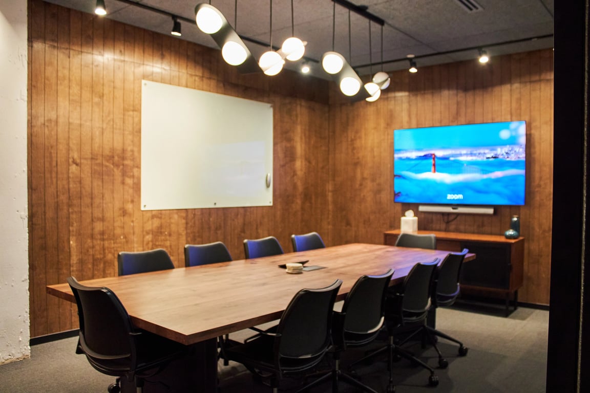 An interior shot of Conference B