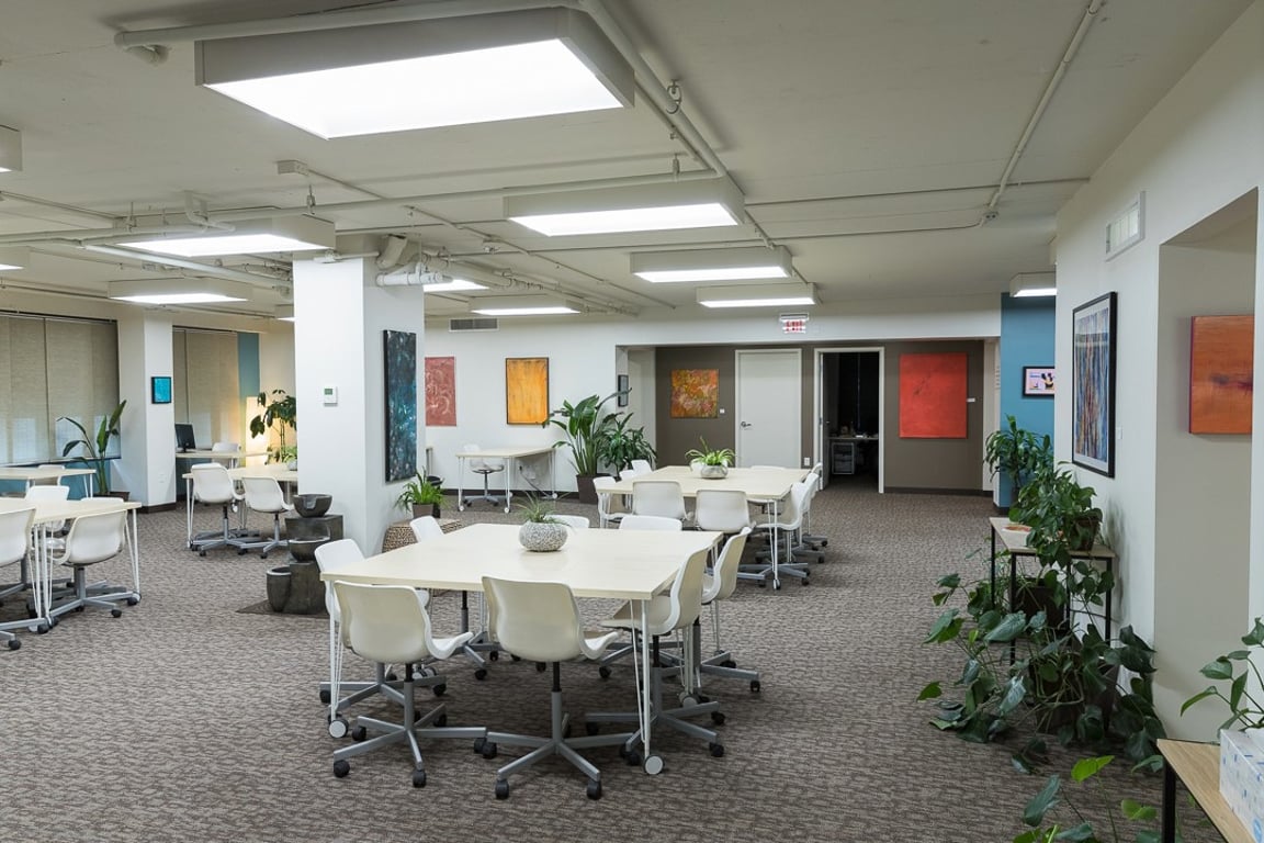 An interior shot of Full-time Coworking Membership