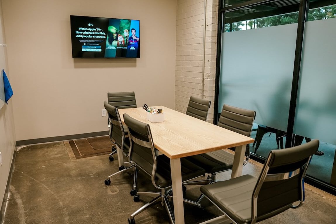 An interior shot of Hillsborough Conference Room (6 people)