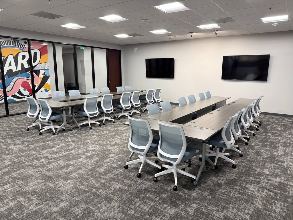 An interior shot of Canyon Training Room
