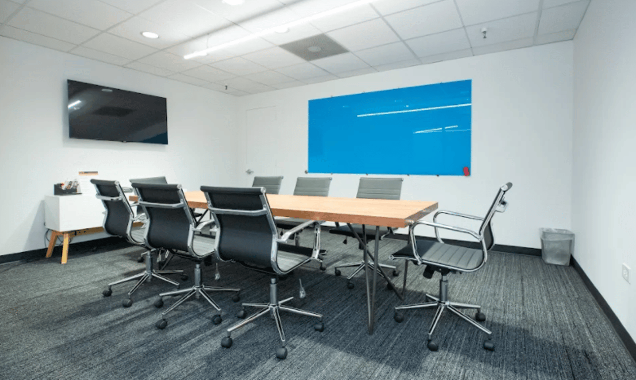 An interior shot of Conference Room 18