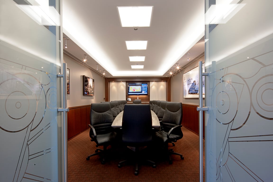 An interior shot of Boardroom