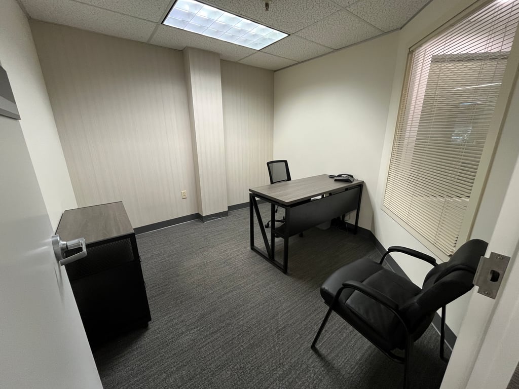 An interior shot of One Person Office