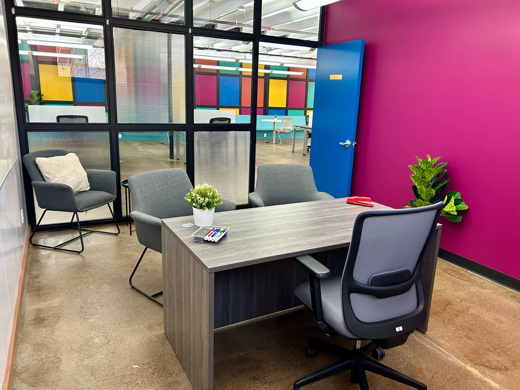 An interior shot of Executive Suite at the Office