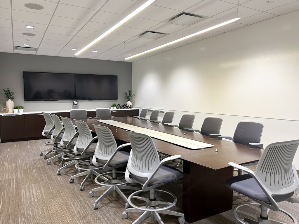 An interior shot of West Boardroom