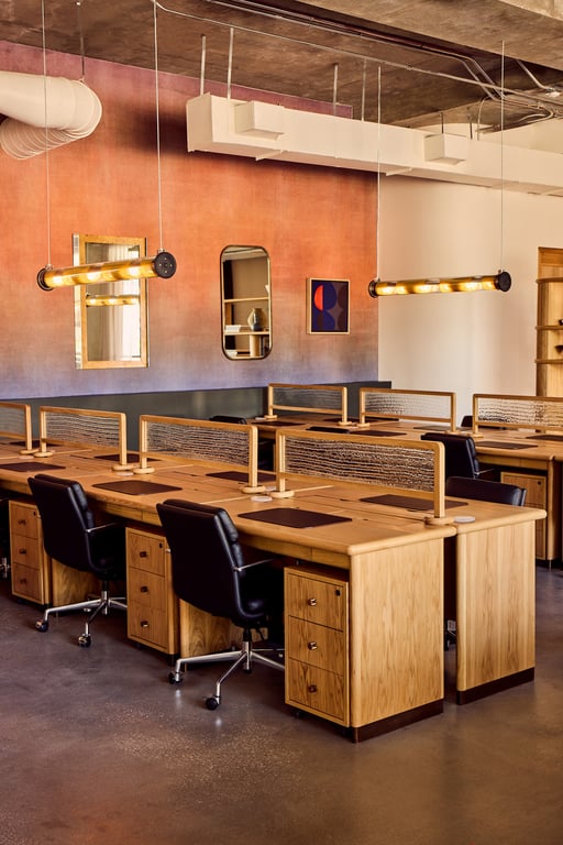 An interior shot of Dedicated Desk in Communal Area