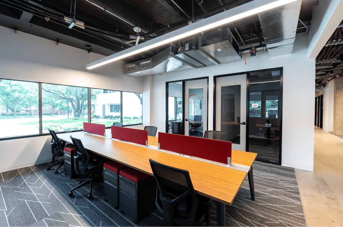 An interior shot of CityCentral - North Dallas Addison