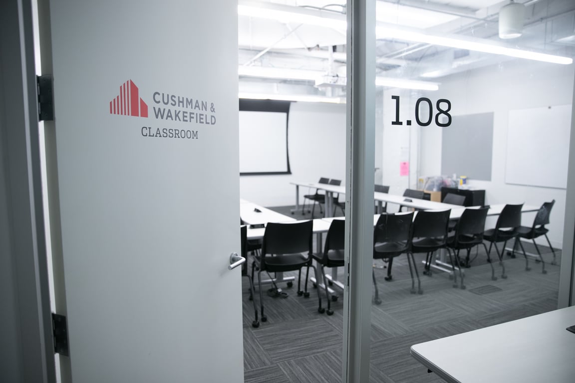 An interior shot of Cushman & Wakefield
