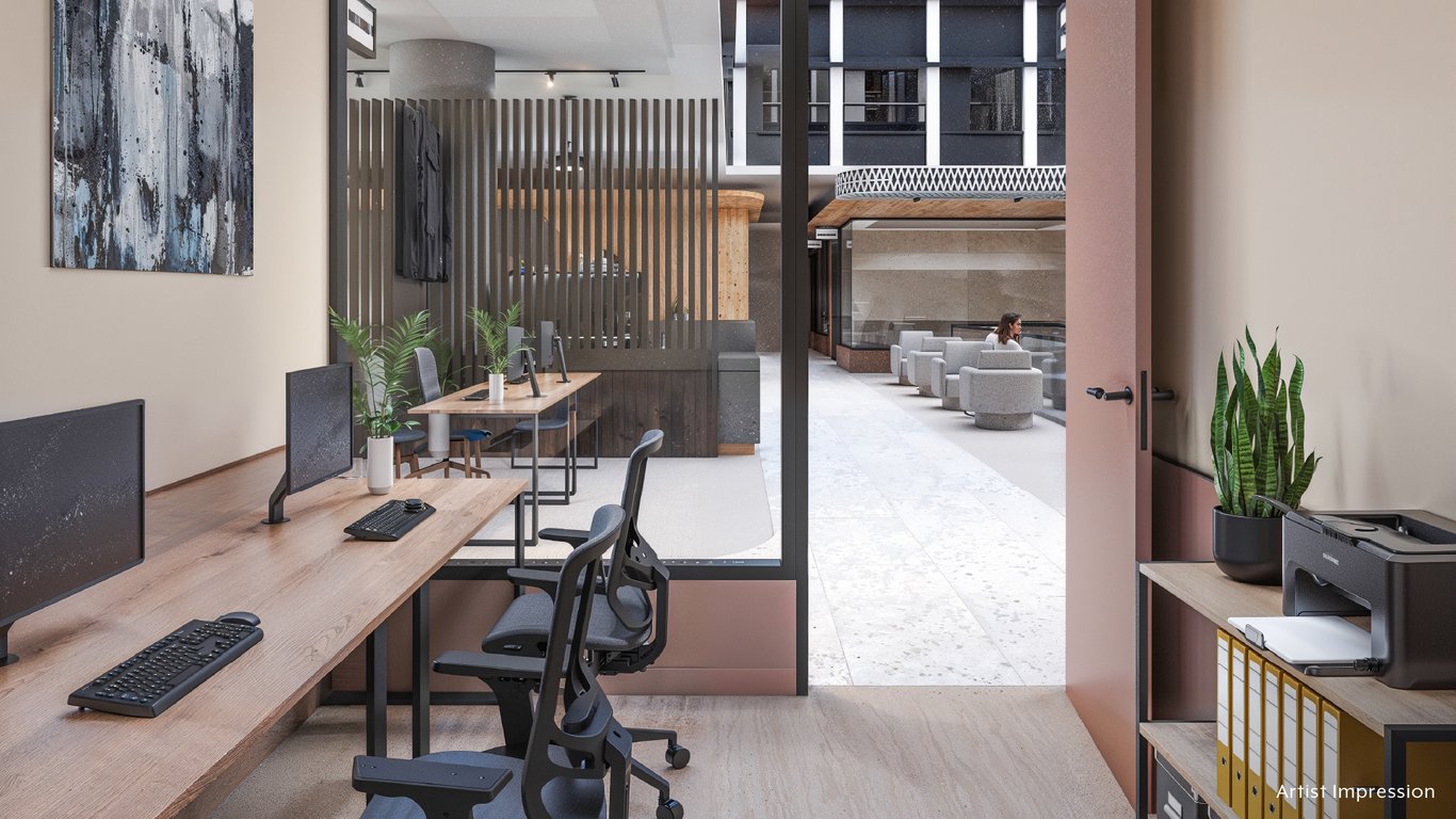 An interior shot of Suite 21