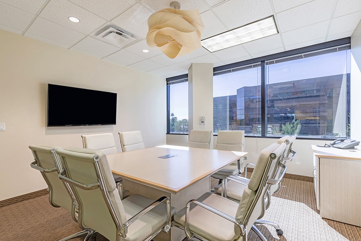 An interior shot of 8 Person Meeting Room