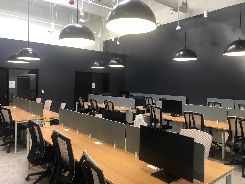 An interior shot of Staples Coworking - Cambridge