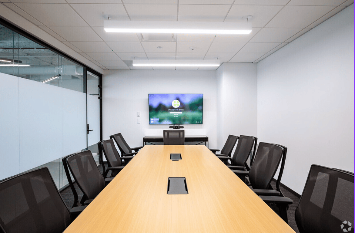 An interior shot of 22nd Street Boardroom