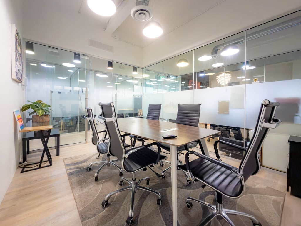 An interior shot of Large Meeting Room