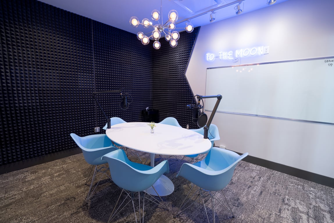 An interior shot of Moon Room