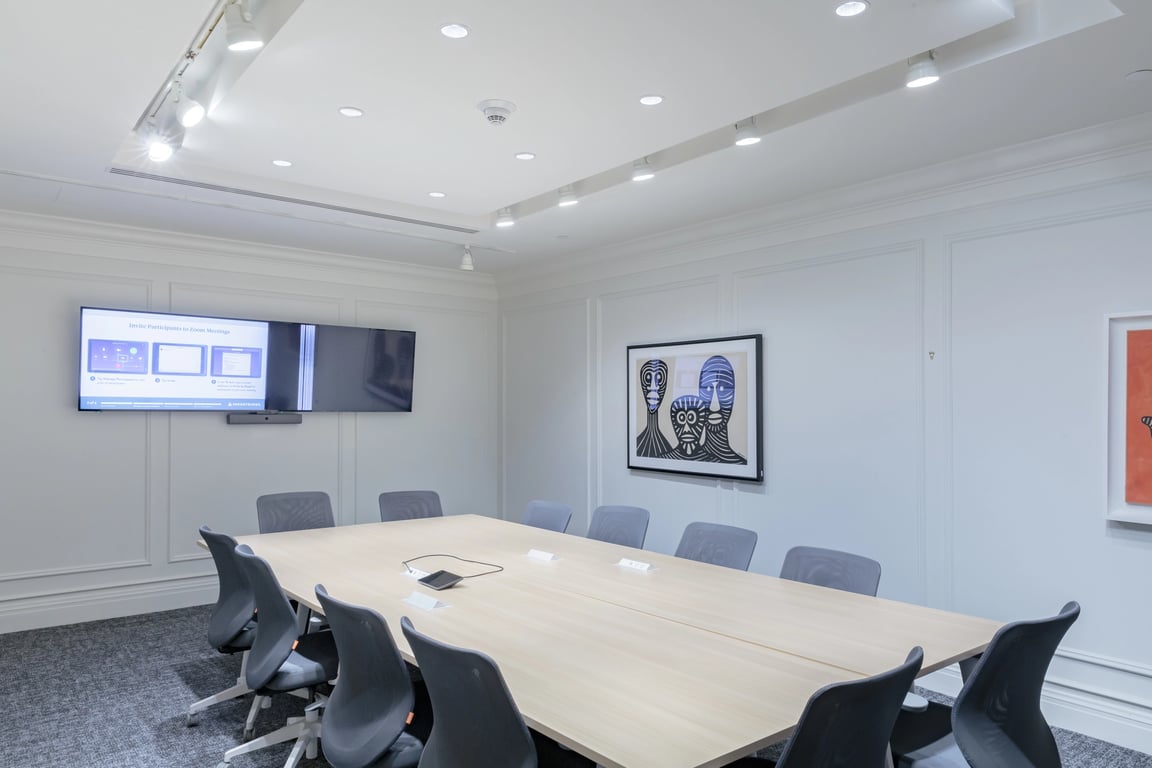 An interior shot of Madison Ave. Room