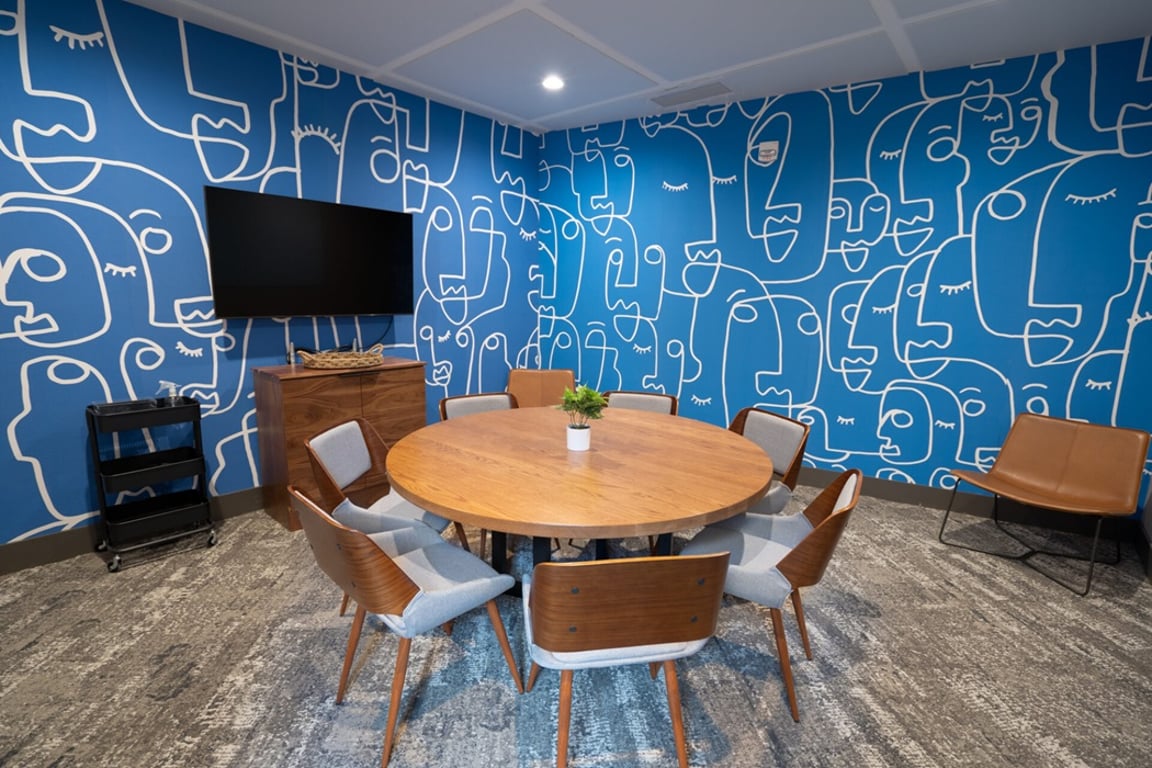 An interior shot of Portrait Room