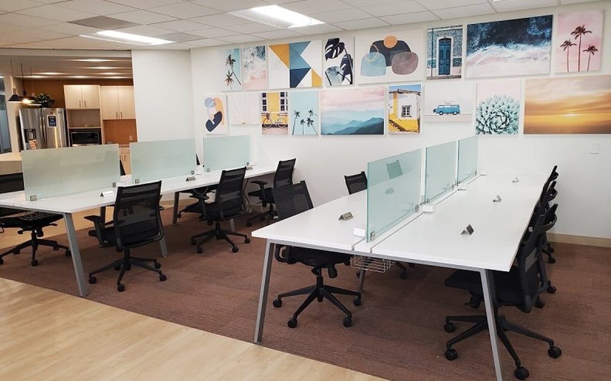 An interior shot of Pacific Workplaces - San Mateo