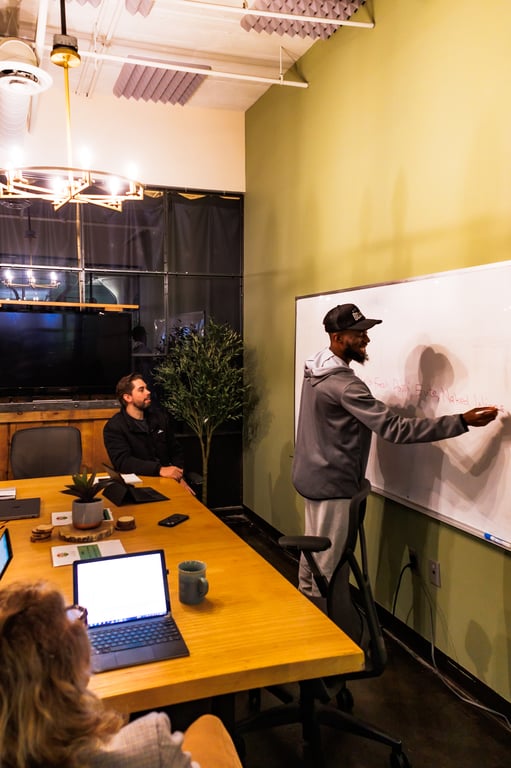 An interior shot of Meeting Room