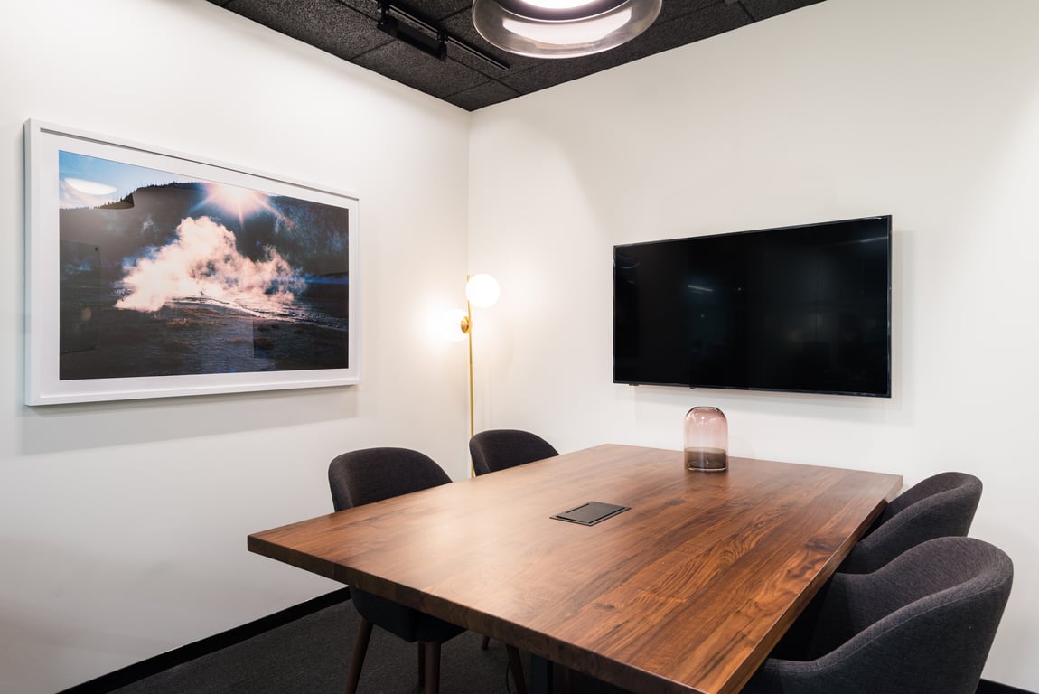 An interior shot of Conference J