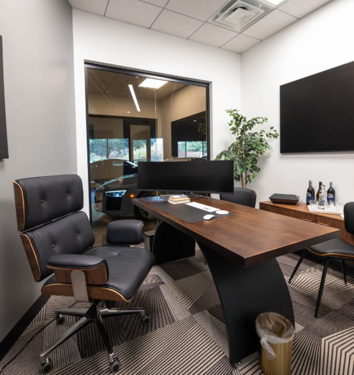 An interior shot of Executive Suite 140