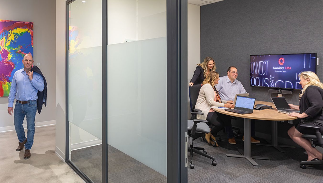An interior shot of Polaris Visual Studio