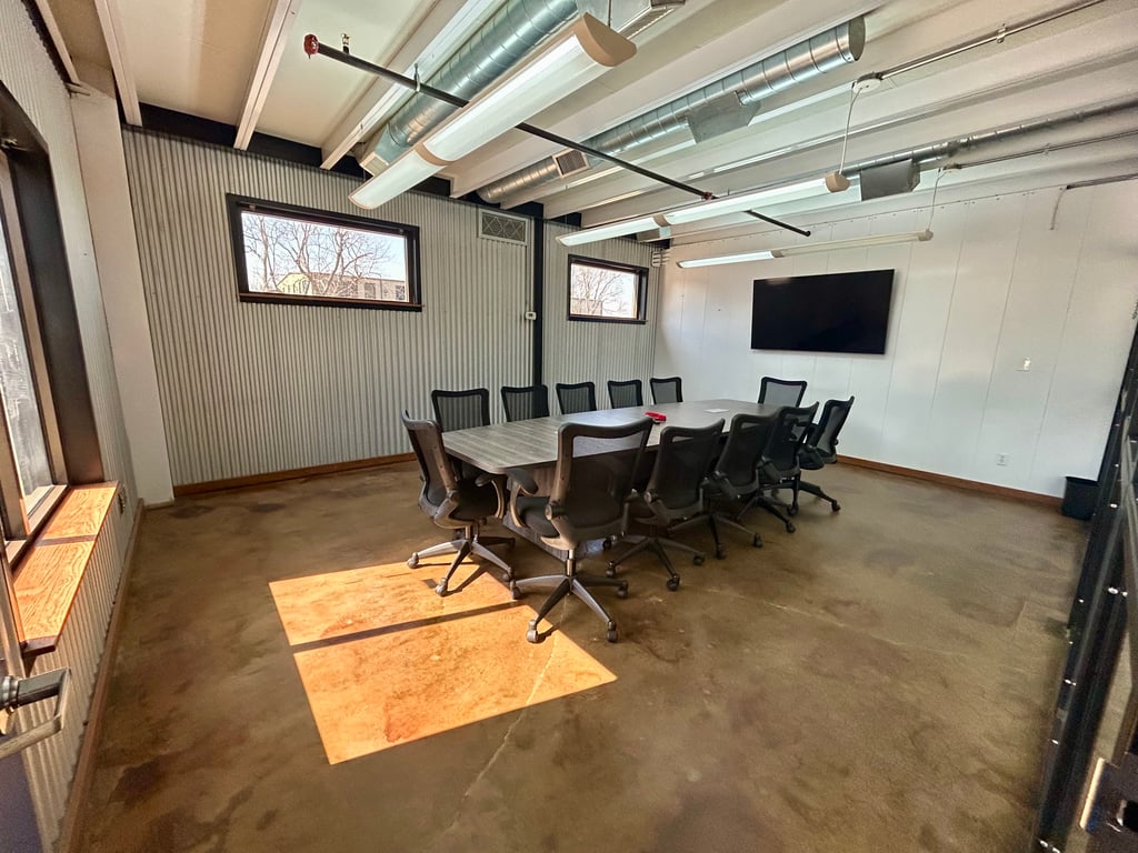 An interior shot of 12 Person Meeting Room