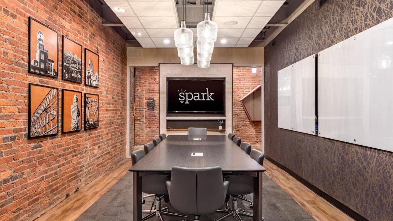 An interior shot of Large Boardroom 2.0