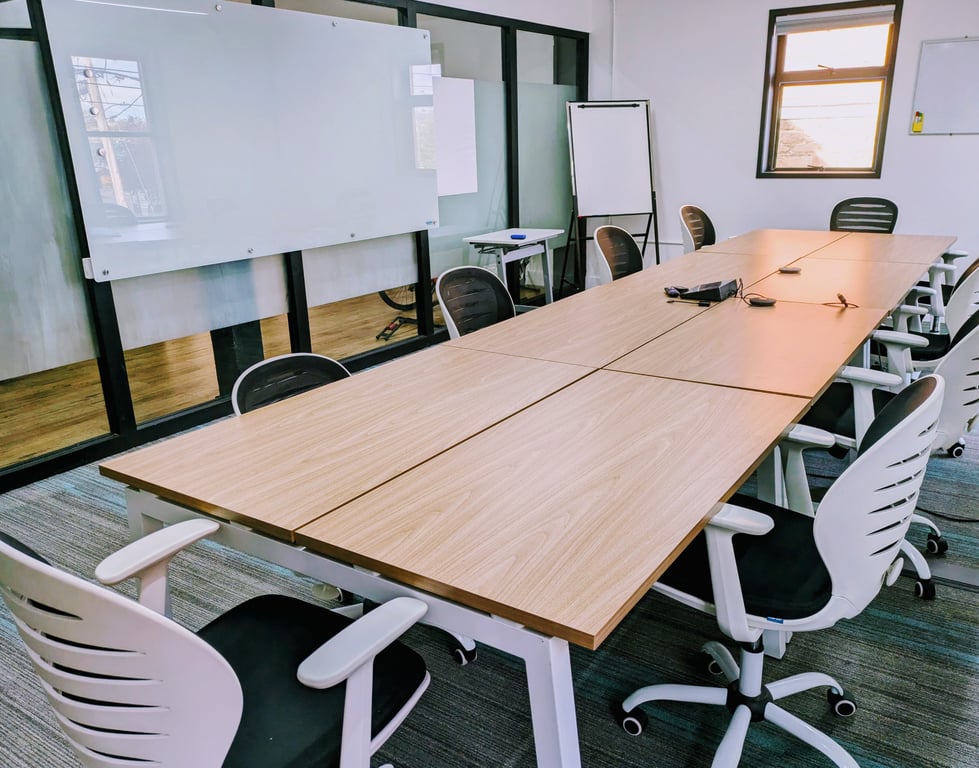 An interior shot of Boardroom