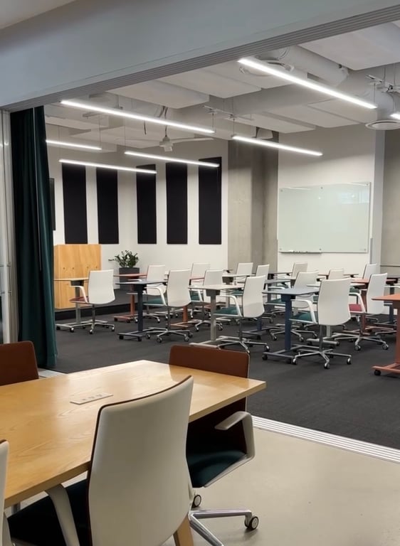 An interior shot of San Marcos Classroom Event Space
